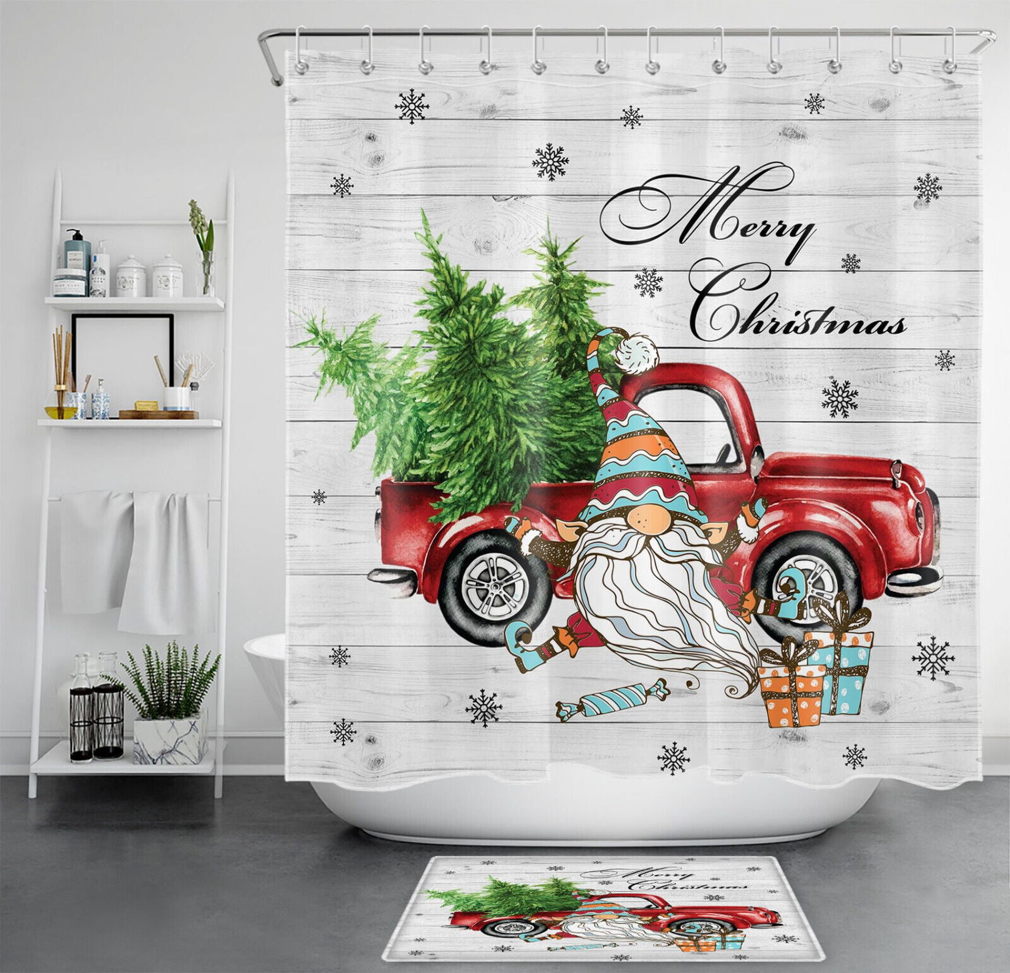 Transform Your Bathroom into a Winter Wonderland with this Charming