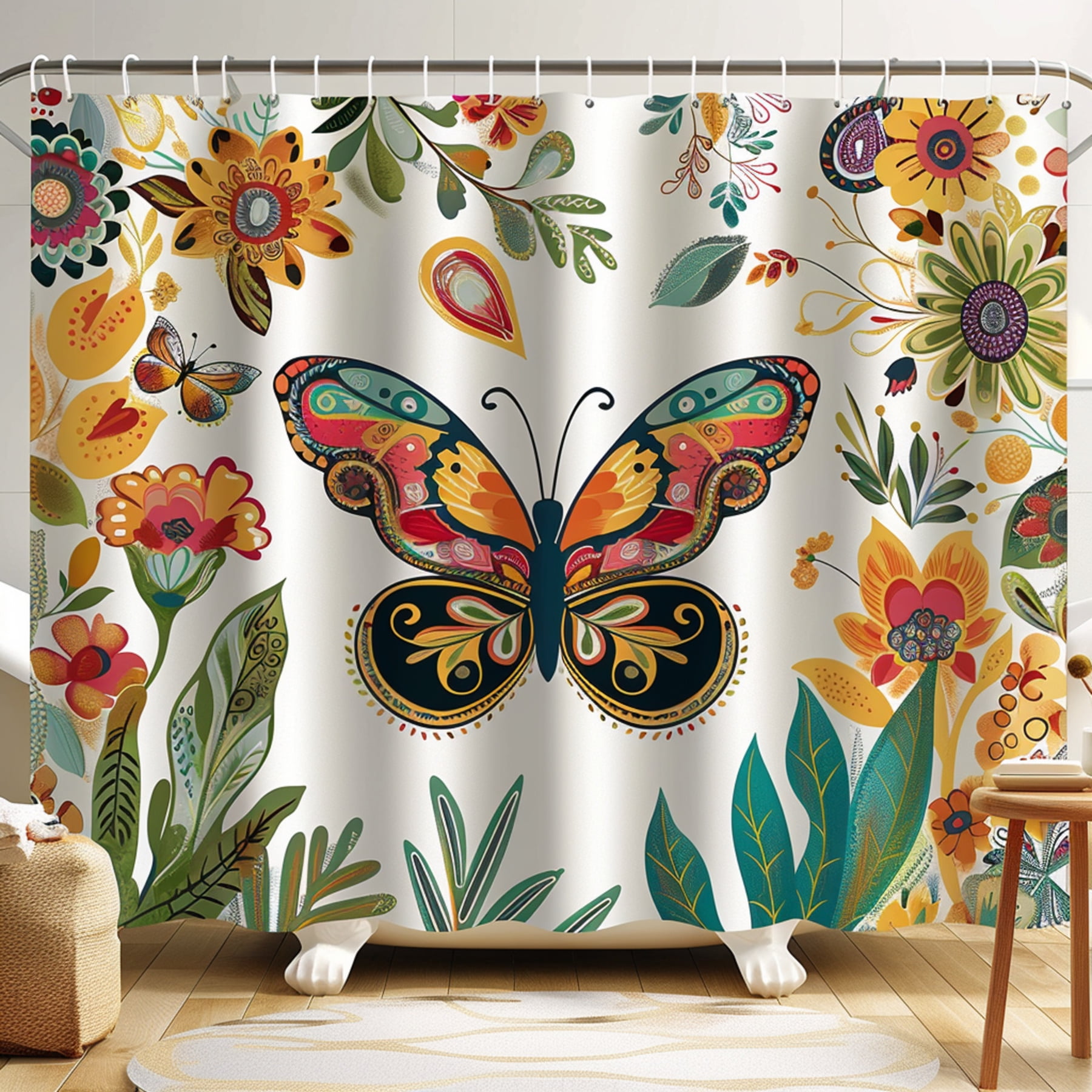 Transform Your Bathroom With Bohemian Elegance Butterfly Themed Shower