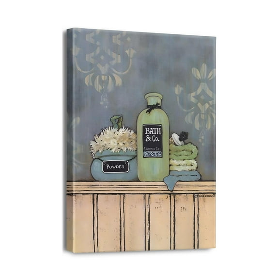 Transform Your Bathroom with Our Rustic Dragonfly and Flower Canvas Art 12X16 Farmhouse Bathroom Decor, Botanical Bathroom Pictures