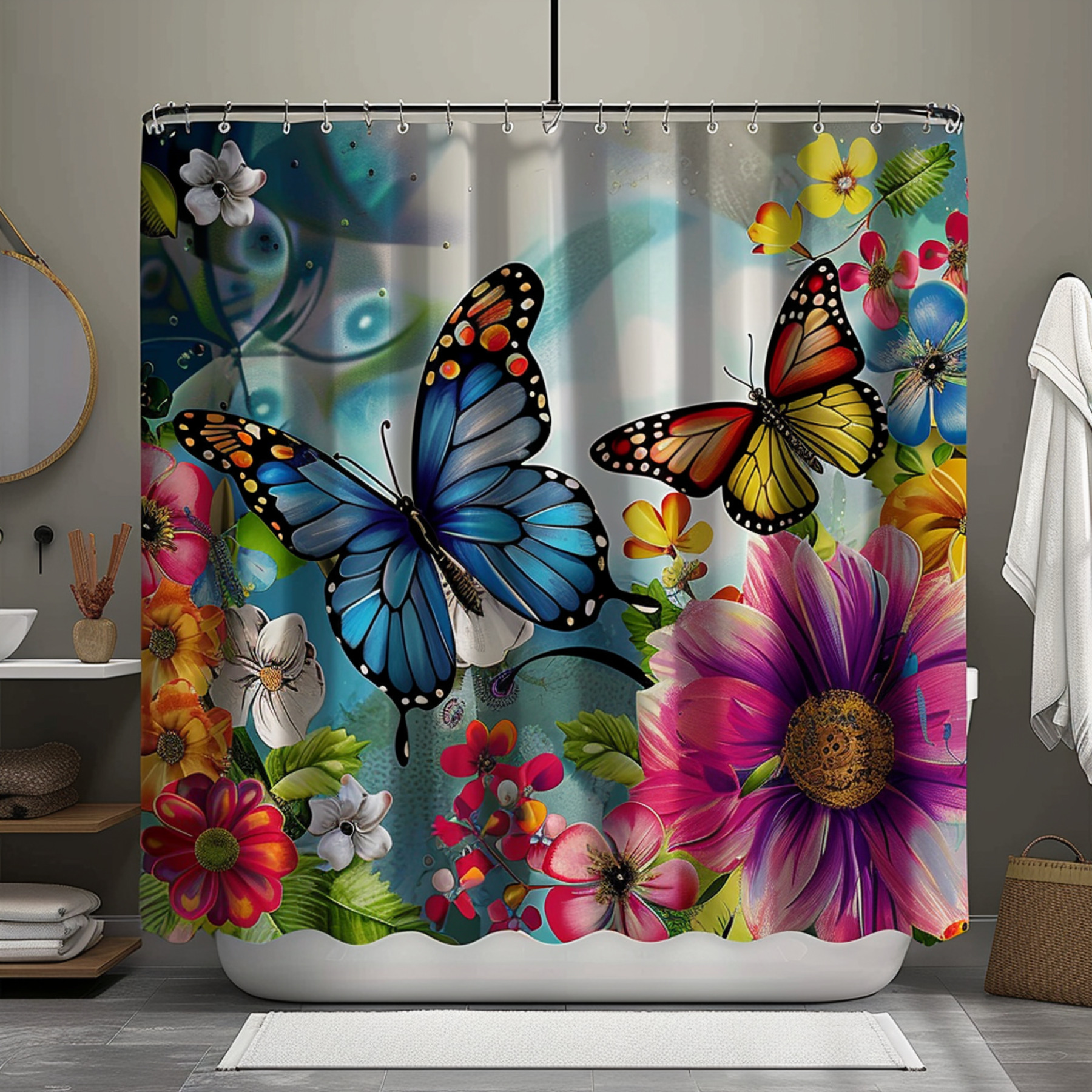 Transform Your Bathroom with a Colorful Detailed and Hyper Realistic