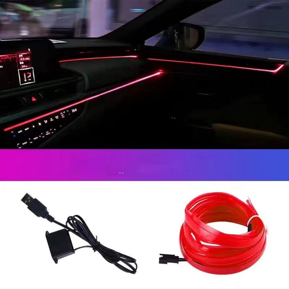 Transform Your Ride With USB LED Strip EL Neon Light Kit - The Style Enhancement For Any Vehicle