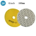 thumbnail image 1 of Transform Your Stone Surfaces with 4 Inch Diamond Polishing Pads 3 Step Set, 1 of 7