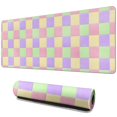 thumbnail image 1 of Transform Your Workspace! Pastel Checkered Desk Mat, Aesthetic Office Decor, Extra Large Mouse Pad, Laptop Pad, Game Mat, Size 31.5x11.8in., 1 of 7