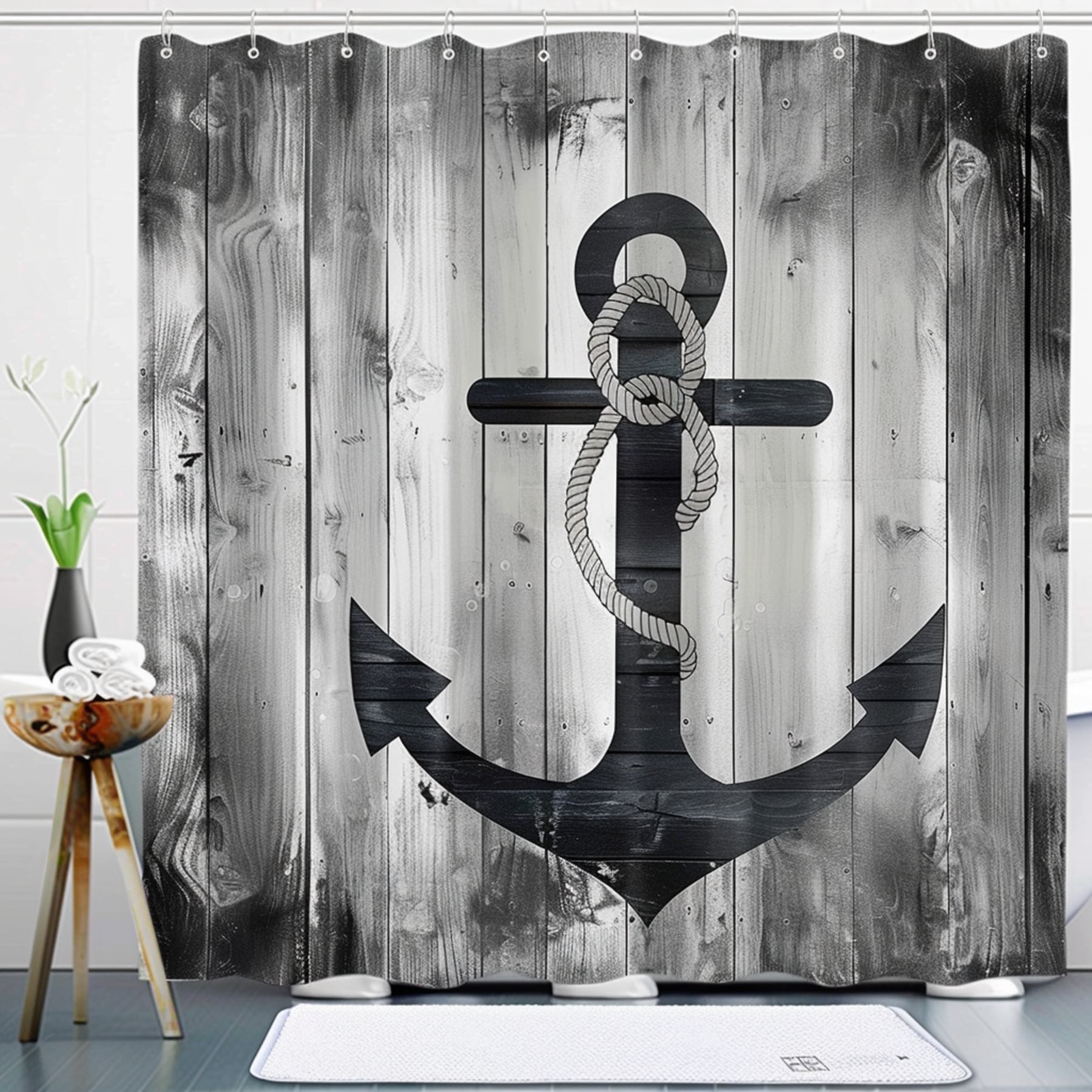 Transform your bathroom into a nautical oasis with this artistinspired