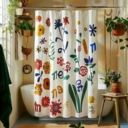 Transform your bathroom into a vibrant oasis with our Matisseinspired floral shower curtain a bohochic statement piece for your home