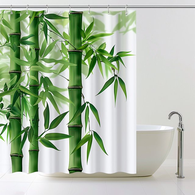 Transform your bathroom with our hyperrealistic Bamboo Forest Shower