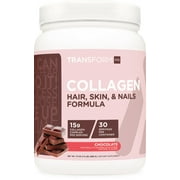 TransformHQ Beauty Collagen (30 Servings) Chocolate - Hair, Skin, & Nails Formula