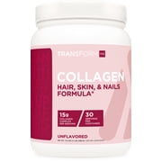 TransformHQ Beauty Collagen 30 Servings Unflavored - Hair, Skin, Nails Formula