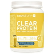 TransformHQ Clear Whey Protein Isolate (WPI) (Lemonade Flavored) 21 Servings - 20 Grams Protein Per Serving