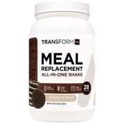 TransformHQ Meal Replacement Shake Powder 28 Servings Cookies & Cream - Non-GMO