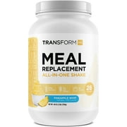 TransformHQ Meal Replacement Shake Powder 28 Servings (Pineapple Whip) - Gluten Free, Non-GMO