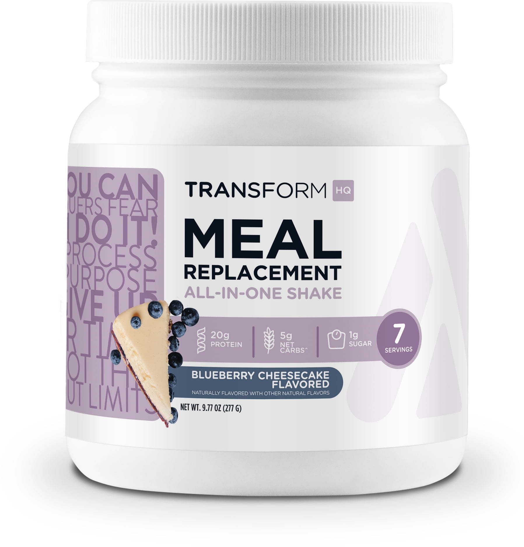 TransformHQ Meal Replacement Shake Powder 7 Servings (Blueberry Cheesecake) Supplement