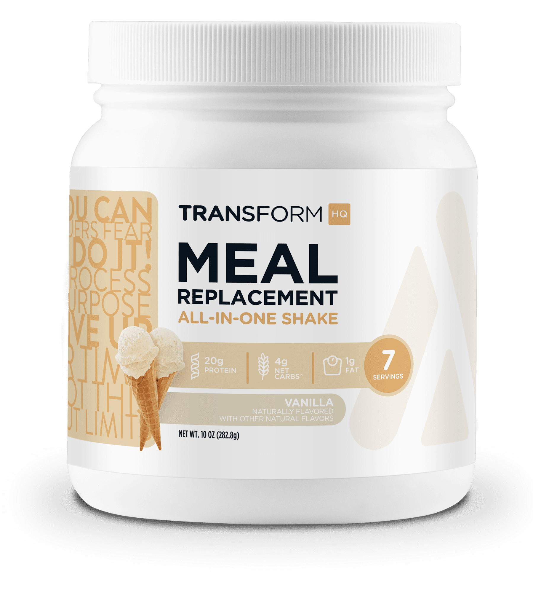 TransformHQ Meal Replacement Shake Powder 7 Servings (Vanilla) - Gluten Free, Non-GMO