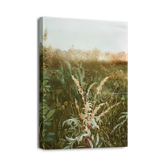 TransformSpaceEclectic French Country Flower Art Prints, Vintage Farmhouse Wall Decor Posters, 12x16 inch Neutral Boho Wall Art, and Clouds Cottagecore Gallery Wall Pictures