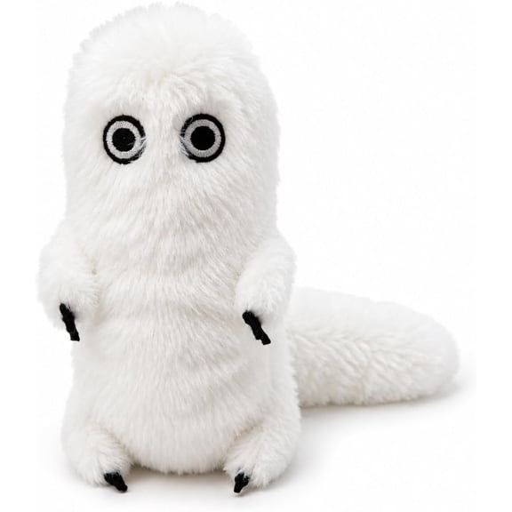 Transformable Bendable White Worm Plush Merch From Witch Hat Atelier, Fluffy Long Stuffed Character Doll, Cosplay Roleplay Accessory Decor For Anime Collectors Halloween Holiday Presents