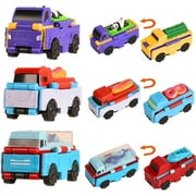 Transformable Cars, Flipracers Transformable Dual-Design Toy Cars, Flip Toy Car, Transformable Dual-Design Toy Cars, Creative Mini 2-in-1 Flip Car Toys Set