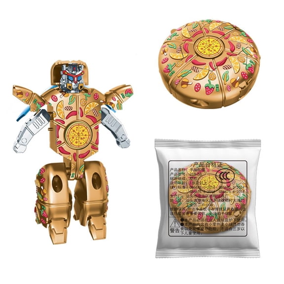 Transformable Fidget Spinner Robot Toy, 2 in 1 Deformable Stress Relief Sensory Toy, DIY Mechanical Chain Spinner for Kids & Adults, ADHD Autism Anxiety Relief Tool, Cool Desk Gadget