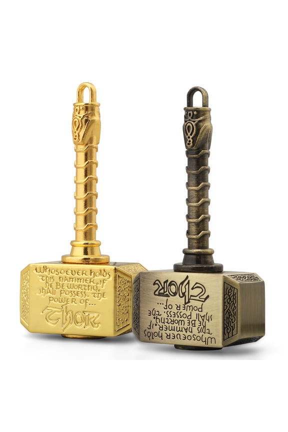 Transformable Hammer Fidget Spinner Toy for Kids Adults, Metal Stress Relief Finger Hand Spinner Anti Anxiety Gift Fidget Cube 2 in 1