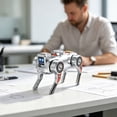 thumbnail image 1 of Transformable Mechanical Dog Fidget Gyroscope Toy, 2 in 1 Deformation Finger Spinner Stress Relief Sensory Gadget, 1 of 9