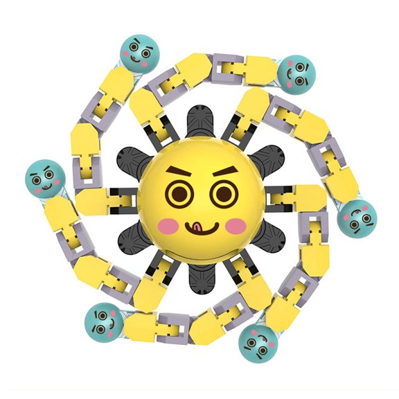 Transformable Octopus Robot with Glow-in-Dark, Sensory Toy Fidget Toy