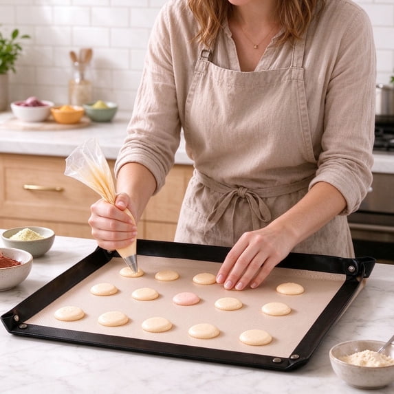 Transformable Snap-up Silicone Baking Mat,Reusable Heat Resistant Fiber ...