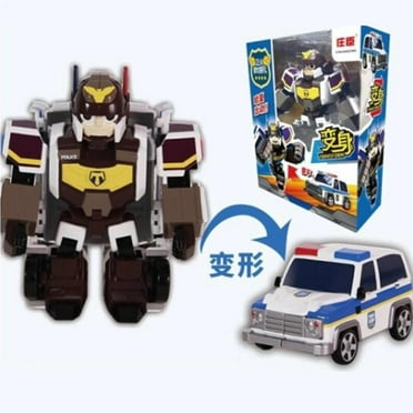 Transformation Auto Toy Cop Justice  Team Car Transform Robot Mech Deformation Vehicle Action Figure Kids Toys child Gift