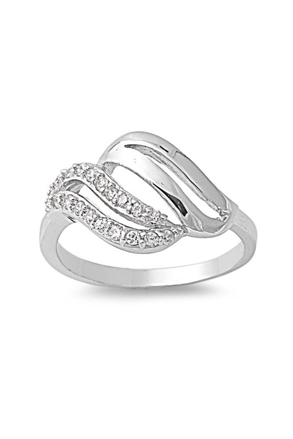 Transformation Cubic Zirconia Ring Sterling Silver 925