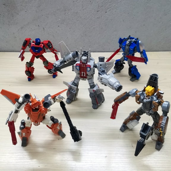 Transformation Toys Computron Combiners 5IN1 G1 Scattershot Nosecone Strafe Afterburner Action Figure Deformed Robot Anime Model