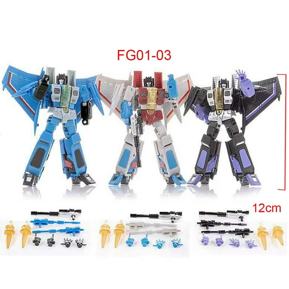 Transformation Toys JINBAO FG0103 FG04 Starscream Thundercracker Skywarp F15 DS01 Anime Action Figure Model Deformation Robot