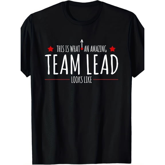 Transformational Leadership Quotes & Team Lead Appreciation T-Shirt - Unisex Retro Style Cotton Shirt with Motivational Manager Gift, Comfortable Breathable Casual Wear for Birthdays