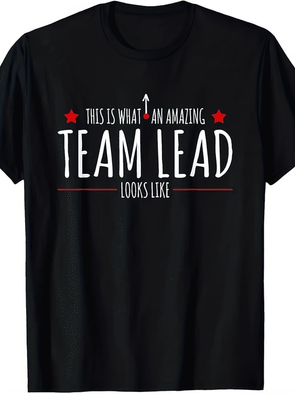 Transformational Leadership Quotes & Team Lead Appreciation T-Shirt - Unisex Retro Style Cotton Shirt with Motivational Manager Gift, Comfortable Breathable Casual Wear for Birthdays