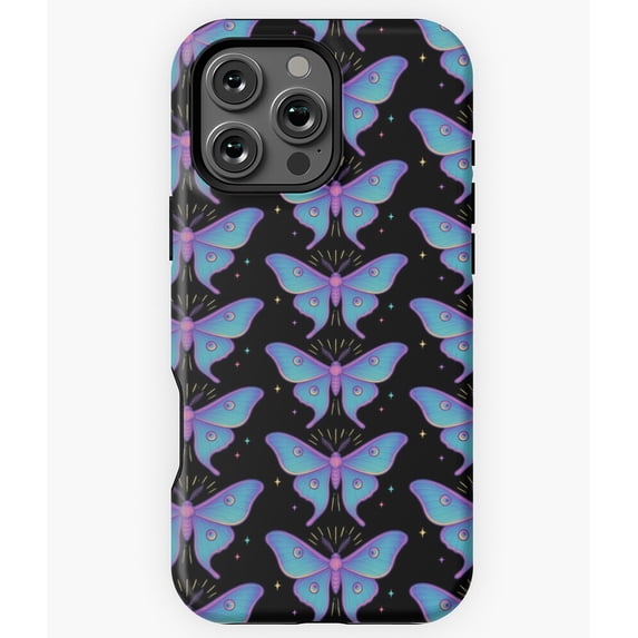 Transformative Moth Neon Butterfly N5707 Phone Case for iPhone 17 16 15 14 13 12 11 Pro Max