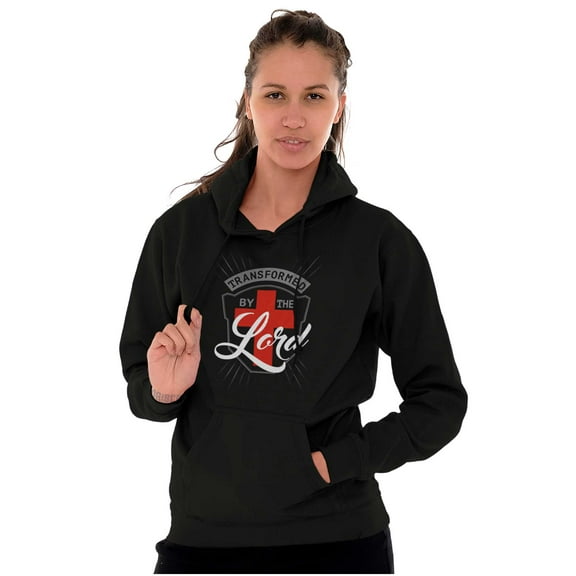 Transformed By Lord Religious Jesus Hoodie Sweatshirt Women Men Brisco Brands S