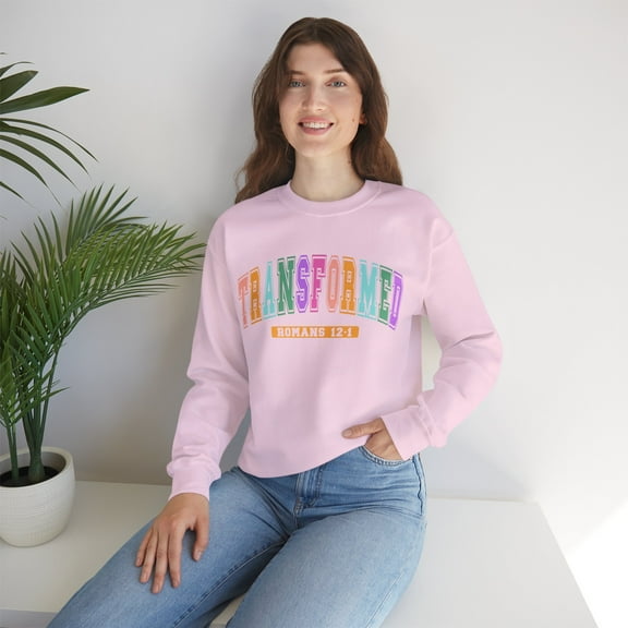 Transformed Romans 12:1 Sweatshirt, Easter Sweatshirts Christian Sweatshirt