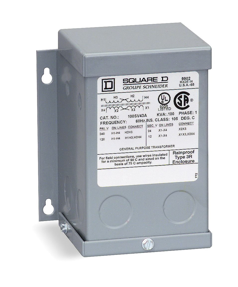 Transformer, 120/240VAC, 12/24VAC, 150VA CA3