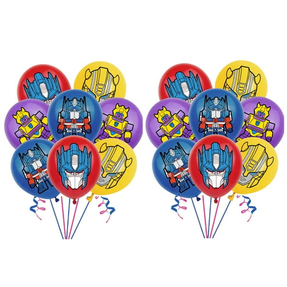 Transformer Balloons Party Supplies Birthday Favors Decorations Decor Kit Latex