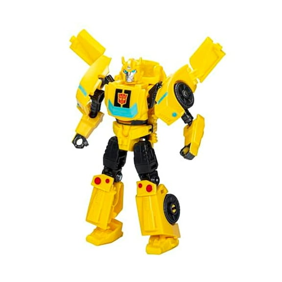 Transformer EarthSpark Warrior Class Bumblebee 5-Inch Robot Action Figure, Converts in 19 Steps, Interactive Toys