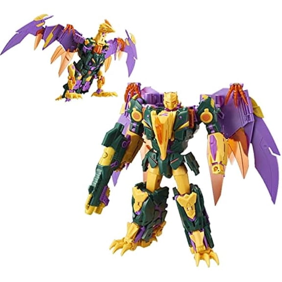 Transformer G1 Series Terrorcons Cutthroat,Winged Beast Model Robot,Combined with Cutthroat,Rippersnapper,Blot,Hun-Gurrr to Form Abominus Action Figure Gift KO Version