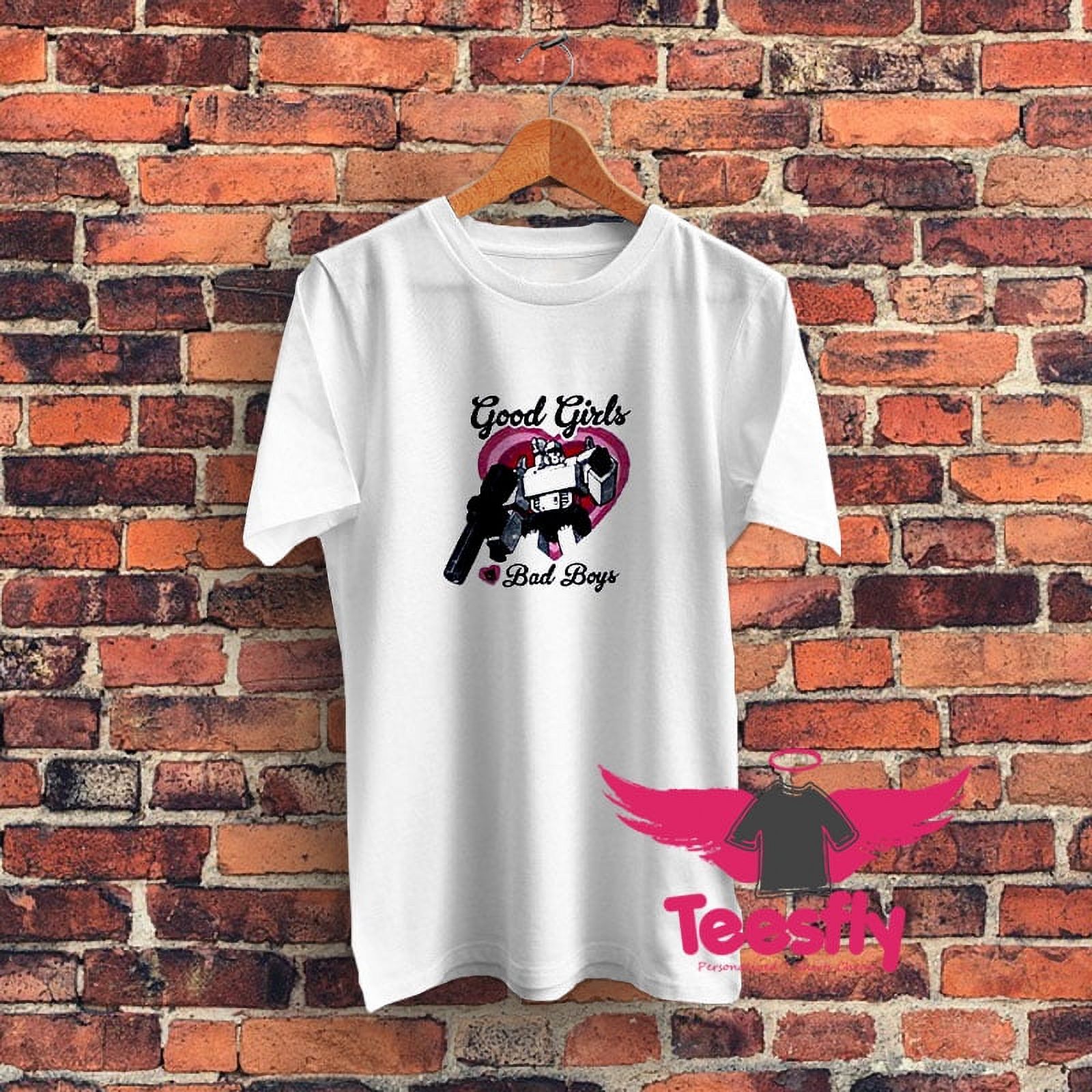 Transformer Good Girl Love Bad Boys Graphic TShirt