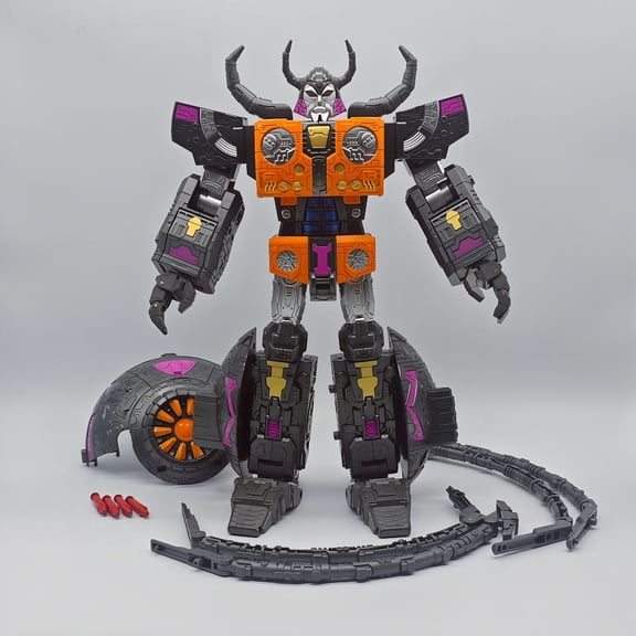 Transformer Nemesis Unicron 12 Inch Figure, Dark Planet Eater Robot to Planet with Rings