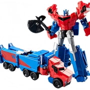 Transformer Optimus Prime 8 Inch Figure, Robot to Truck with Trailer and Axe