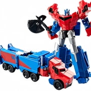 Transformer Optimus Prime 8 Inch Figure, Truck with Trailer and Battle Axe, Collectible
