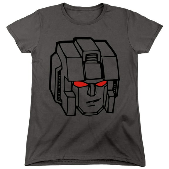 Transformer S/Starscream Head S/S Women's T-Shirt Charcoal