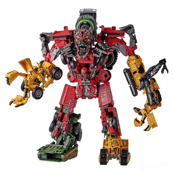 Transformer Studio Series 69 Revenge of The Fallen Devastator Constructicon 8 in 1 Combiner Set, 16 inch Complete Action Figure Collection Pack