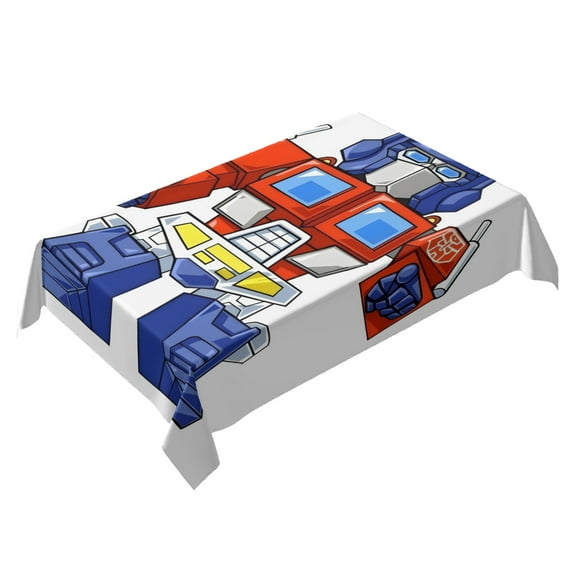 Transformer Themed Square Tablecloth 54 * 72 Inches Durable Stylish