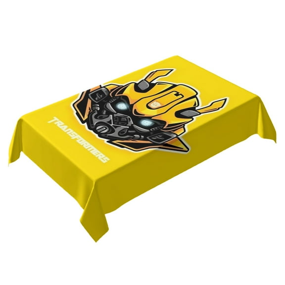 Transformer Themed Square Tablecloth 54 * 72 Inches Durable Stylish