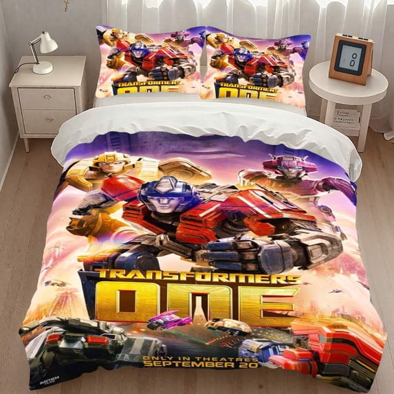 Transformer Toddler Bedding Set for Girls Boys Child Sheet Comforter ...