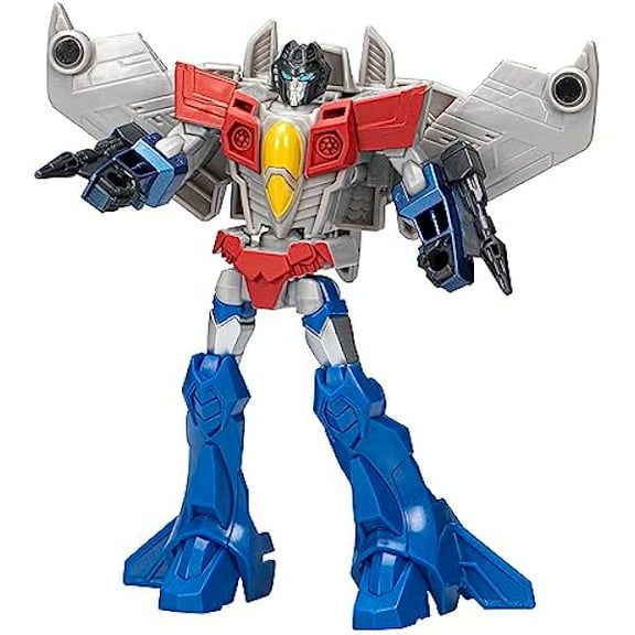 Transformer Toys EarthSpark Warrior Class Starscream Action Figure, 5-Inch, Robot Toys