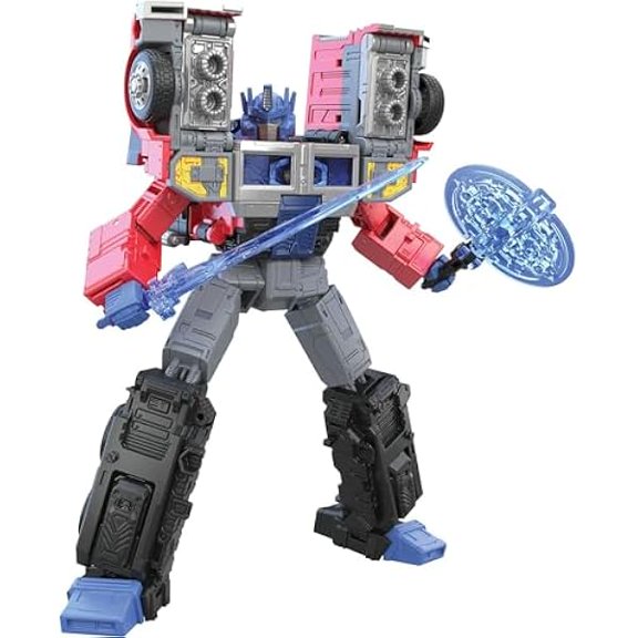 Transformer Toys Generations Legacy Series Leader G2 Universe Laser Optimus Prime Action Figure , 7-inch