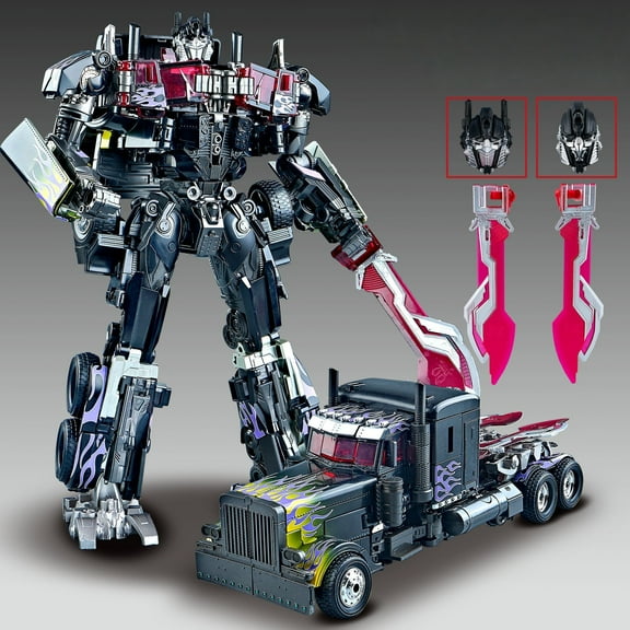Transformer Toys Studio Series KO Vertion Black Optimus Prime Double Converting Action Figure, Multicolor (2966-20)